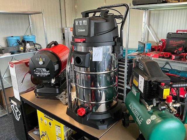 Kremer kr100ls industriële stofzuiger - afbeelding 1 van  3