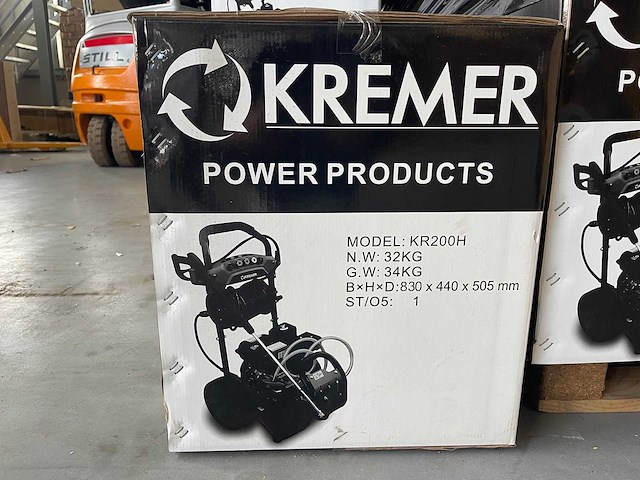 Kremer kr200h benzine hogedrukreiniger - afbeelding 6 van  6