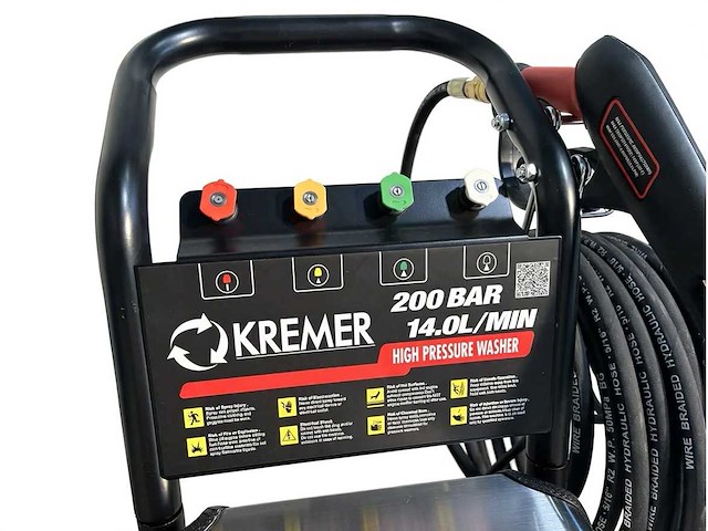 Kremer kr2900-4 professionele hogedrukreiniger - afbeelding 3 van  5