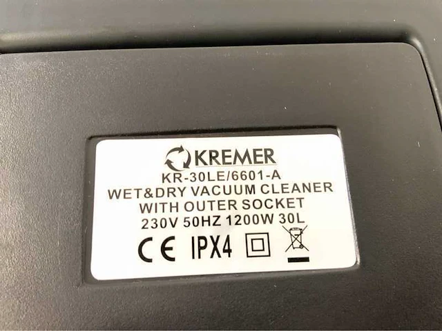 Kremer kr30le nat en droog stofzuiger 30l - afbeelding 4 van  14
