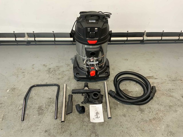 Kremer kr65ls - industriële stofzuiger nat/droog - 2400w - geintegreerd stopcontact - afbeelding 5 van  9