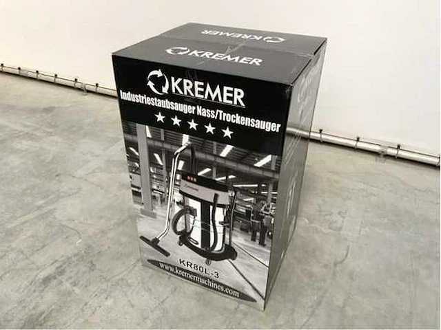 Kremer kr80l-3 industriële stofzuiger - afbeelding 3 van  4