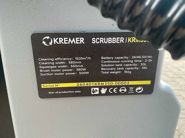 Kremer krm350 schrobmachine - afbeelding 19 van  19