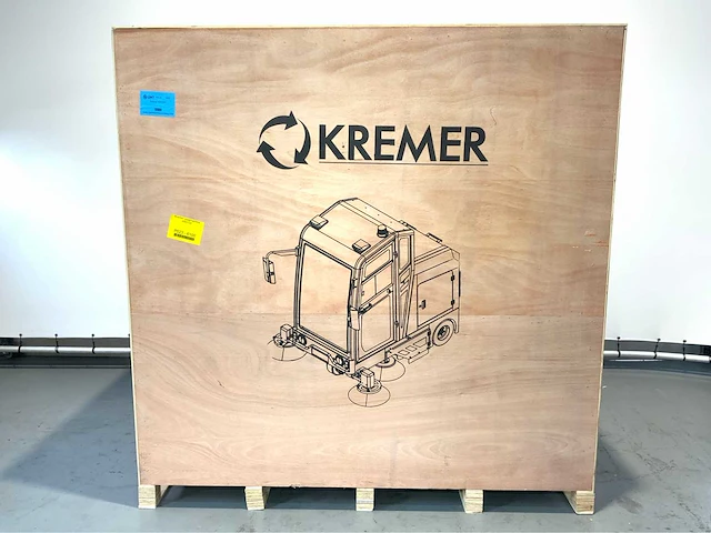 Kremer krs100 - zelfrijdende veegmachine met cabine - werkbreedte 190 cm - waternevel sproeisysteem - afbeelding 17 van  24