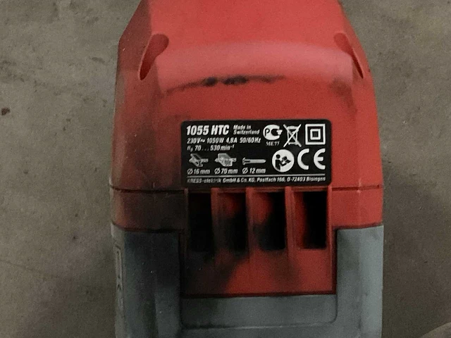 Kress 1055 htc klopboormachine met snelspanboorkop - afbeelding 4 van  4