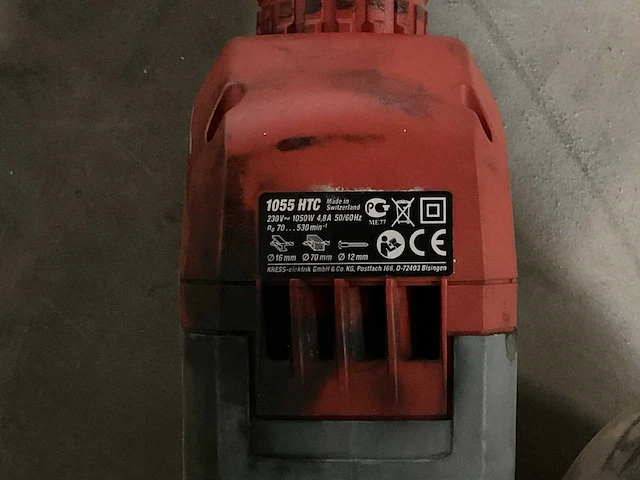 Kress 1055 htc klopboormachine met snelspanboorkop - afbeelding 4 van  4