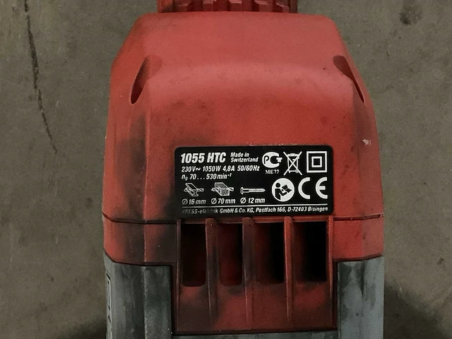 Kress 1055 htc klopboormachine met snelspanboorkop - afbeelding 4 van  4