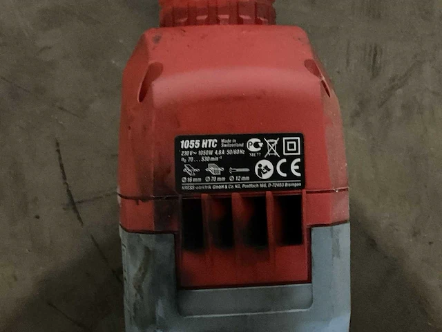 Kress 1055 htc klopboormachine met snelspanboorkop - afbeelding 4 van  4