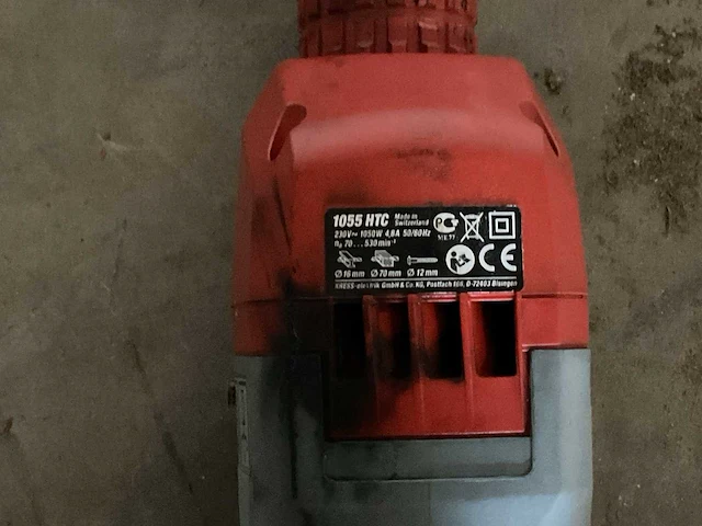 Kress 1055 htc klopboormachine met snelspanboorkop - afbeelding 4 van  4