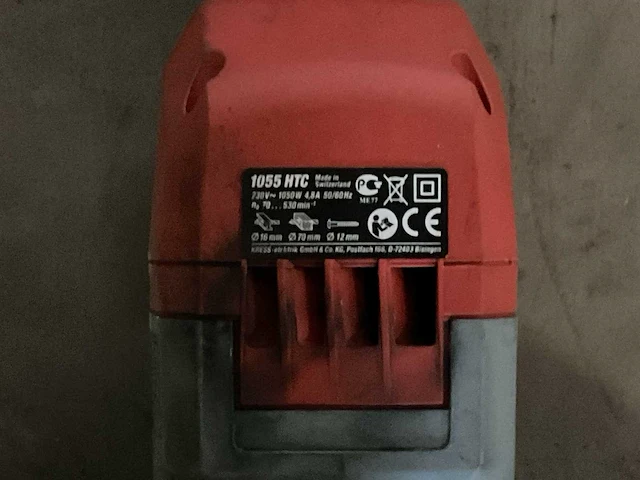 Kress 1055 htc klopboormachine met snelspanboorkop - afbeelding 4 van  4