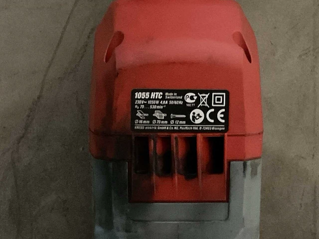 Kress 1055 htc klopboormachine met snelspanboorkop - afbeelding 4 van  4