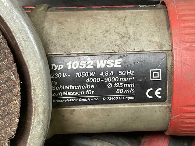 Kress 900 hex/2-1052 wse haakse slijpmachine (2x) - afbeelding 3 van  5