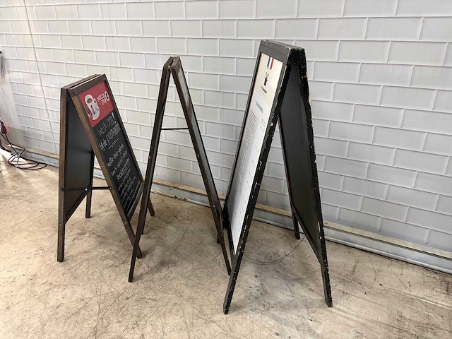 Krijtbord (3x) - afbeelding 2 van  3