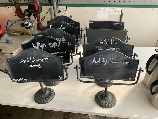 Krijtbord (9x) - afbeelding 1 van  1