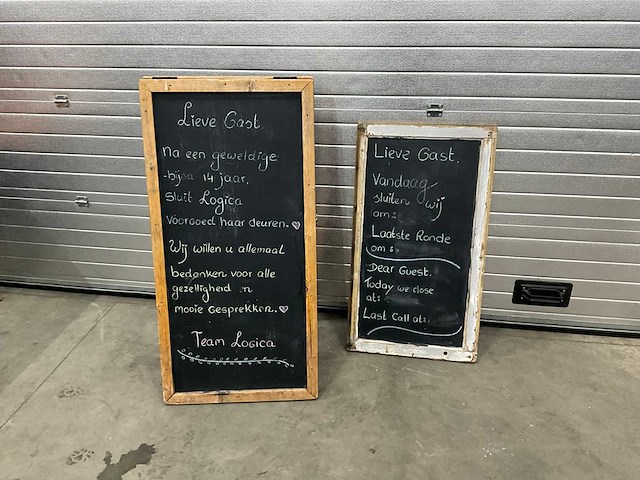 Krijtbord en stoepbord - afbeelding 1 van  6