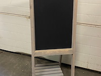 Krijtbord etagère 118cm hoog - afbeelding 2 van  6