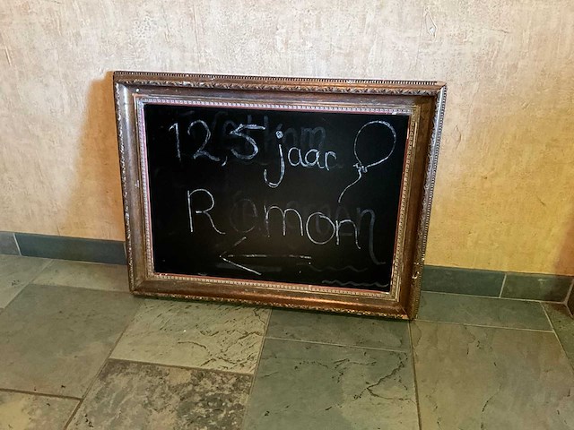 Krijtbord in lijst - afbeelding 1 van  4