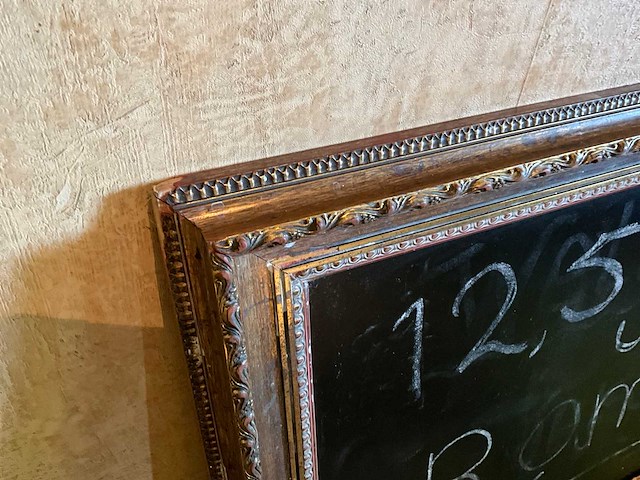 Krijtbord in lijst - afbeelding 3 van  4