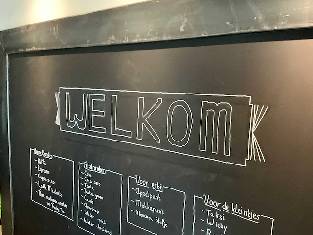 Krijtbord met stalen rand - afbeelding 3 van  4