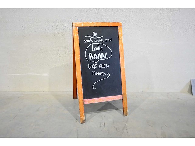 Krijtbord - afbeelding 1 van  3