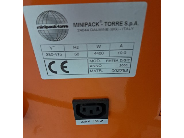 Krimpfoliemachine, mini pack, fm76a, 2000 - afbeelding 2 van  12