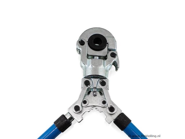 Krimptang hydraulisch 4-delig incl. koffer & toebehoren - afbeelding 4 van  6