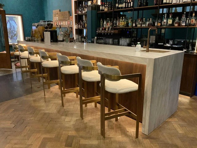 Krion by zw interior - bar taj mahal look - afbeelding 6 van  19