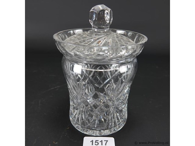 Kristallen dekselpot - afbeelding 1 van  5