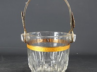 Kristallen ijsemmer met verzilverd handvat - afbeelding 2 van  5