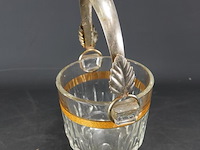 Kristallen ijsemmer met verzilverd handvat - afbeelding 3 van  5