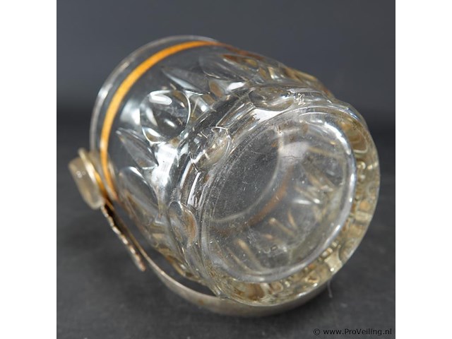 Kristallen ijsemmer met verzilverd handvat - afbeelding 5 van  5