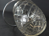 Kristallen ijsemmer met verzilverd montuur - afbeelding 5 van  5