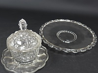 Kristallen pot op onderschaal - afbeelding 3 van  5