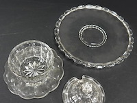 Kristallen pot op onderschaal - afbeelding 4 van  5