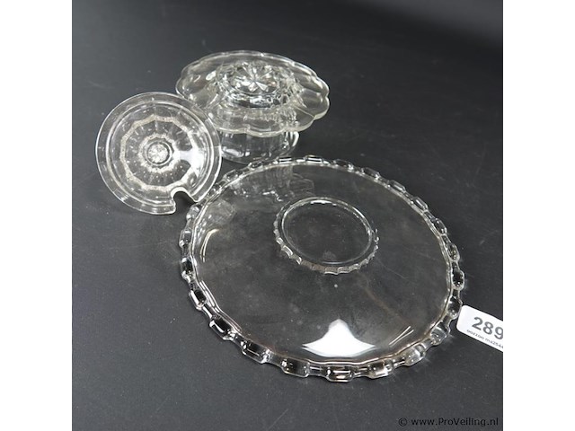 Kristallen pot op onderschaal - afbeelding 5 van  5