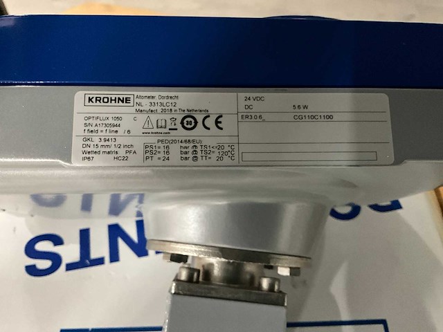 Krohne optiflux 1050 elektromagnetische flowmeter - afbeelding 4 van  4