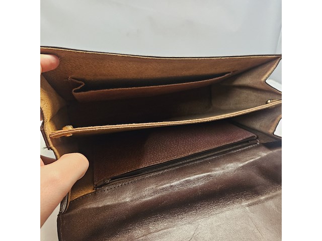 Krokodillenleren handtas - afbeelding 9 van  9