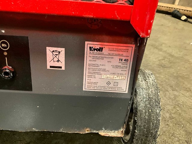 Kroll te40 bouwdroger - afbeelding 5 van  5