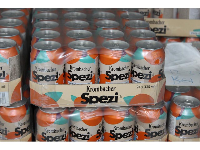 Krombacher spezi 336 blikken met tht 12-2025. bod is inclusief 50,40 euro statiegeldwaarde - afbeelding 2 van  2