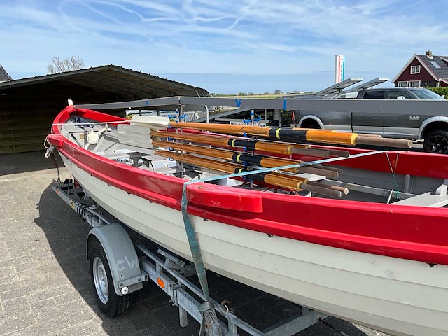Kromhout whaler roeisloep curved wood roeiboot - afbeelding 5 van  42