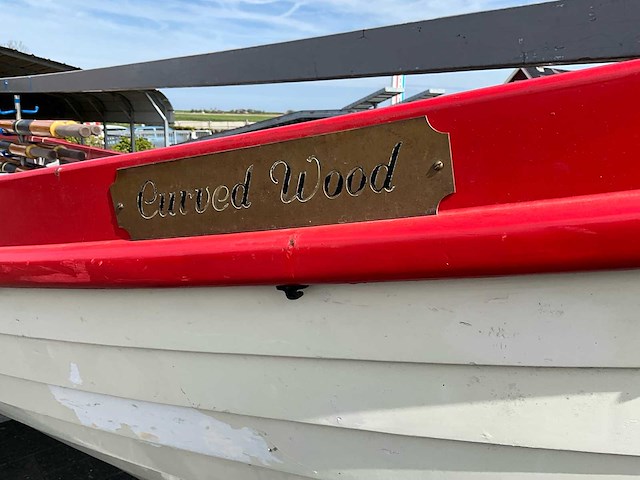 Kromhout whaler roeisloep curved wood roeiboot - afbeelding 16 van  42