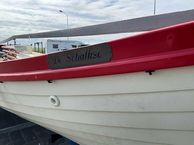 Kromhout whaler roeisloep curved wood roeiboot - afbeelding 26 van  42