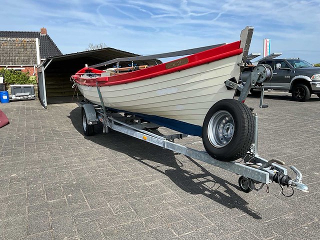 Kromhout whaler roeisloep curved wood roeiboot - afbeelding 3 van  38