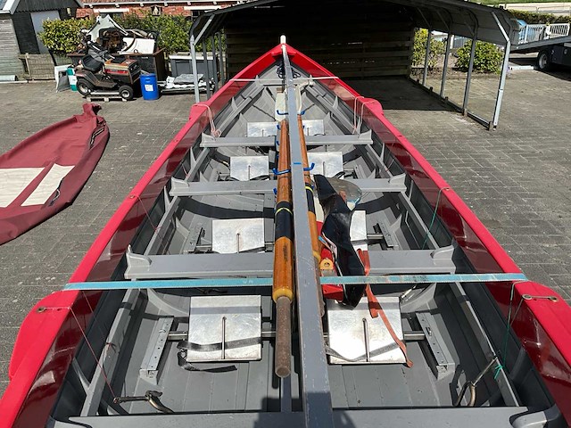 Kromhout whaler roeisloep curved wood roeiboot - afbeelding 7 van  38