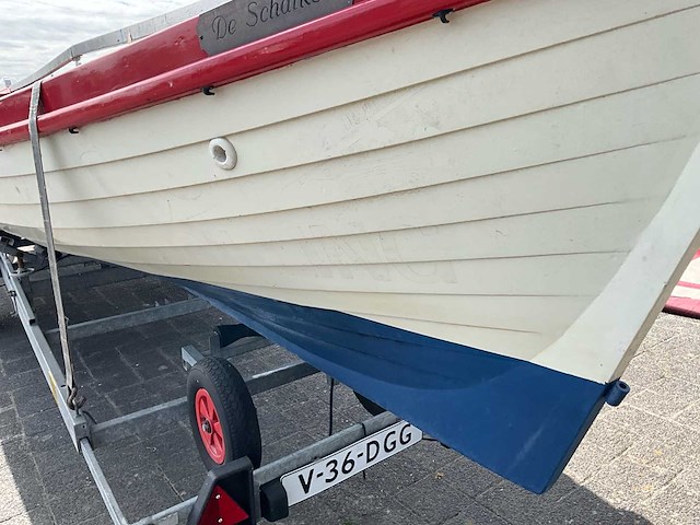 Kromhout whaler roeisloep curved wood roeiboot - afbeelding 22 van  38