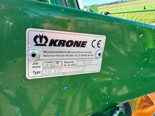 Krone - 2012 - kw8.82 - hooischudder - afbeelding 8 van  8