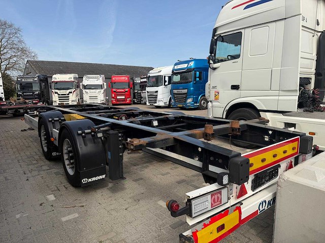 Krone - dc07 - bdf - container chassis - 2022 - oplegger - afbeelding 3 van  7