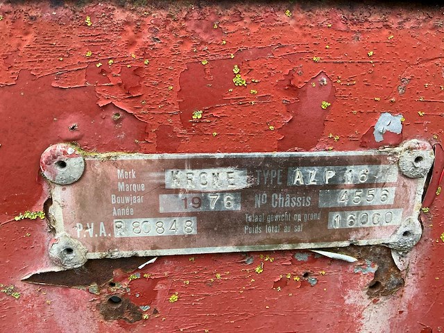 Krone azp16 platte wagen - afbeelding 7 van  20