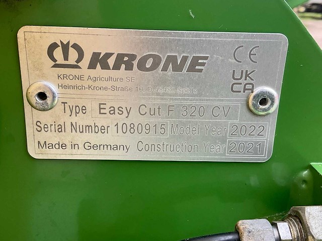 Krone easycut f320 cv + 9140cv triple maaier - afbeelding 16 van  24