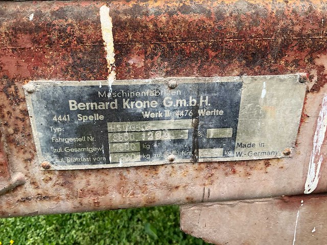 Krone hsl3500 veeaanhangwagen - afbeelding 8 van  17